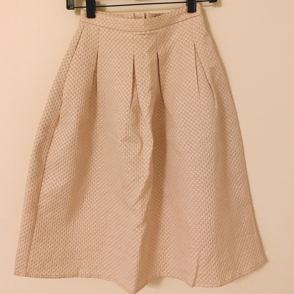 H&M Pink Midi Skirt